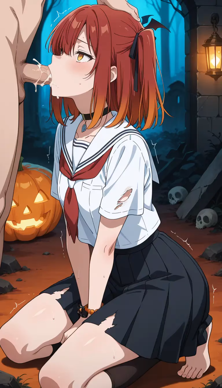 Miko Yashiro earning her treats on halloween | This Monster Wants to Eat Me — Miko Yashiro from This Monster Wants to Eat Me by haremuto (9/15)