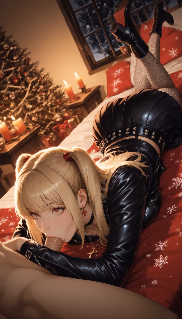 Misa Amane loves Christmas Sex | Death Note — Misa Amane from Death Note by haremuto (2/15)