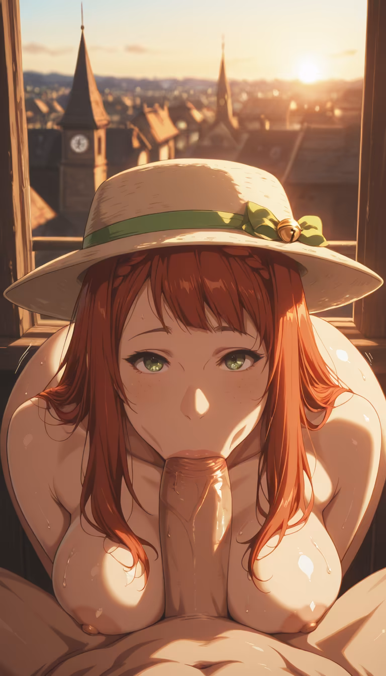 Luculia´s romantic escape to the bell tower — Luculia Marlborough from Violet Evergarden by momochan (2/11)