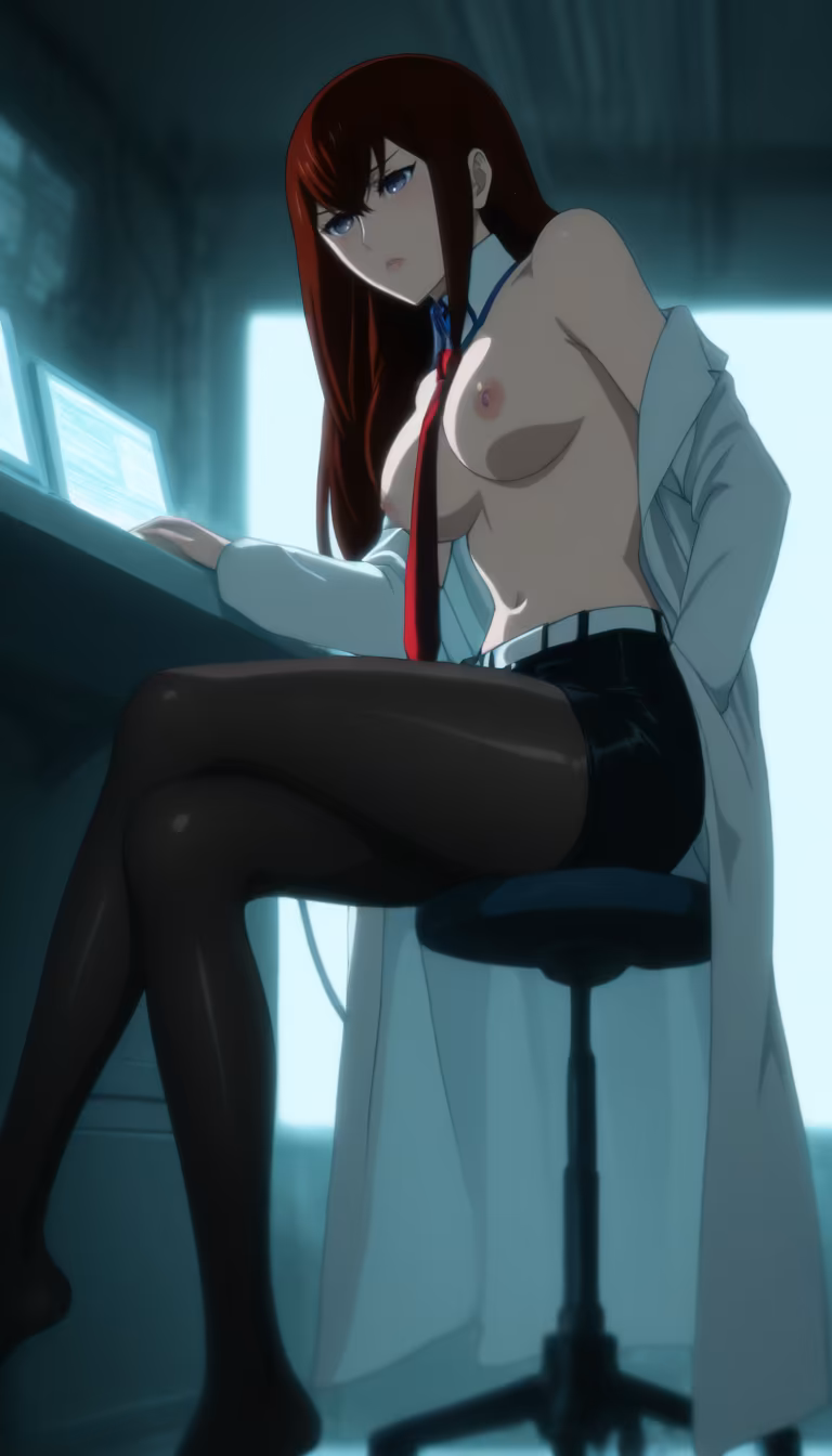 Kurisu gets her ass pounded in lab — Kurisu Makise from Steins;Gate by momochan (1/12)