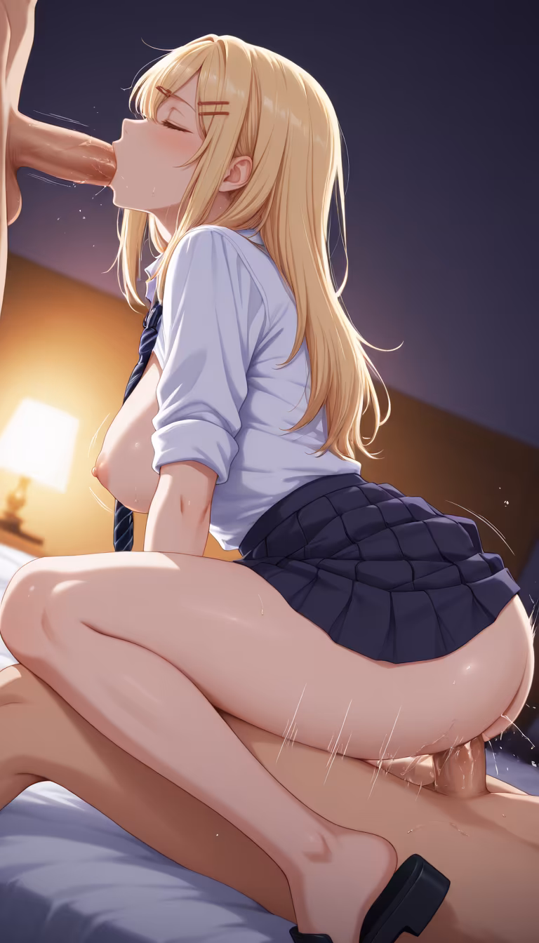 Hikari Kuroda & Ria Nishizono get fucked — Hikari Kuroda, Ria Nishizono from Iribitari Gal ni Ma〇ko Tsukawasete Morau Hanashi by haremuto (2/15)